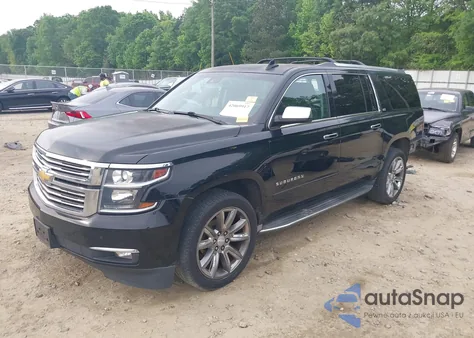 2015 Chevrolet Suburban 1500 Ltz из США, поврежденный, VIN 1GNSCKKCXFR731873
